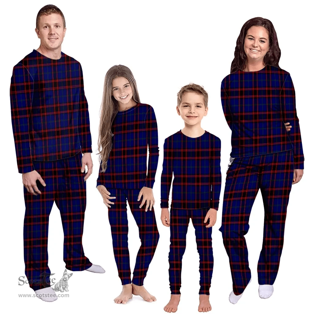 Scottish Home Modern Clan Tartan Pyjama Family Set - Classic Scottish Plaid Tartan Plaid