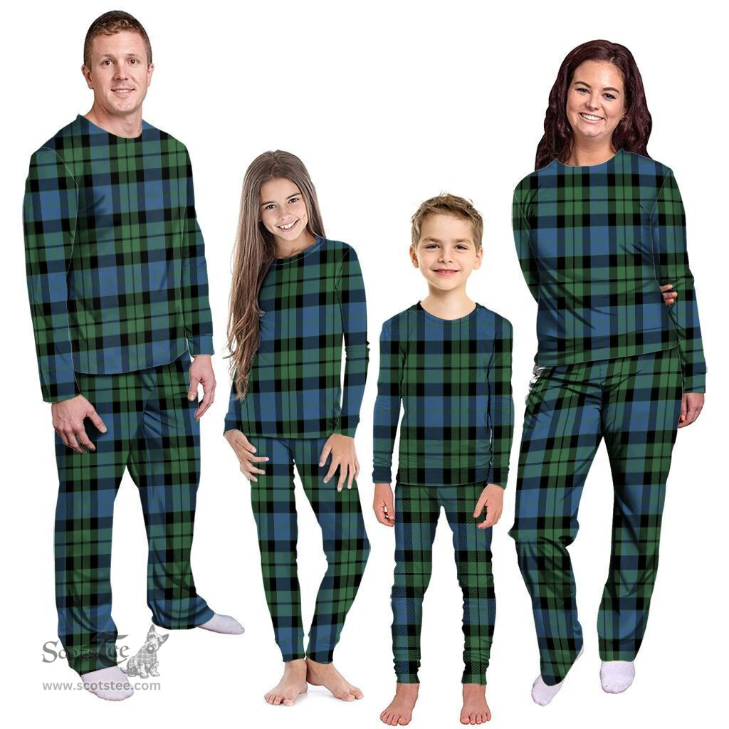 Scottish MacKay Ancient Clan Tartan Pyjama Family Set - Classic Scottish Plaid Tartan Plaid