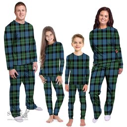 Scottish MacKay Ancient Clan Tartan Pyjama Family Set - Classic Scottish Plaid Tartan Plaid