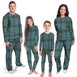 Scottish MacInnes Ancient Clan Tartan Pyjama Family Set - Classic Scottish Plaid Tartan Plaid