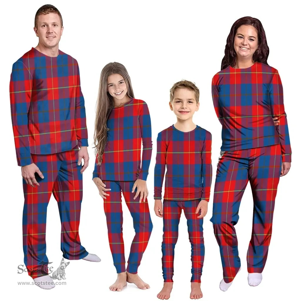 Scottish Blane Clan Tartan Pyjama Family Set - Classic Scottish Plaid Tartan Plaid