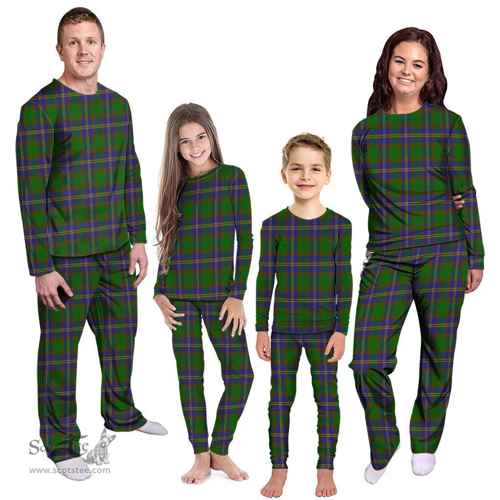 Scottish Strange of Balkaskie Clan Tartan Pyjama Family Set - Classic Scottish Plaid Tartan Plaid
