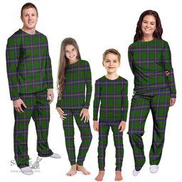 Scottish Strange of Balkaskie Clan Tartan Pyjama Family Set - Classic Scottish Plaid Tartan Plaid