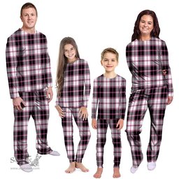 Scottish MacPherson Hunting Modern Clan Tartan Pyjama Family Set - Classic Scottish Plaid Tartan Plaid
