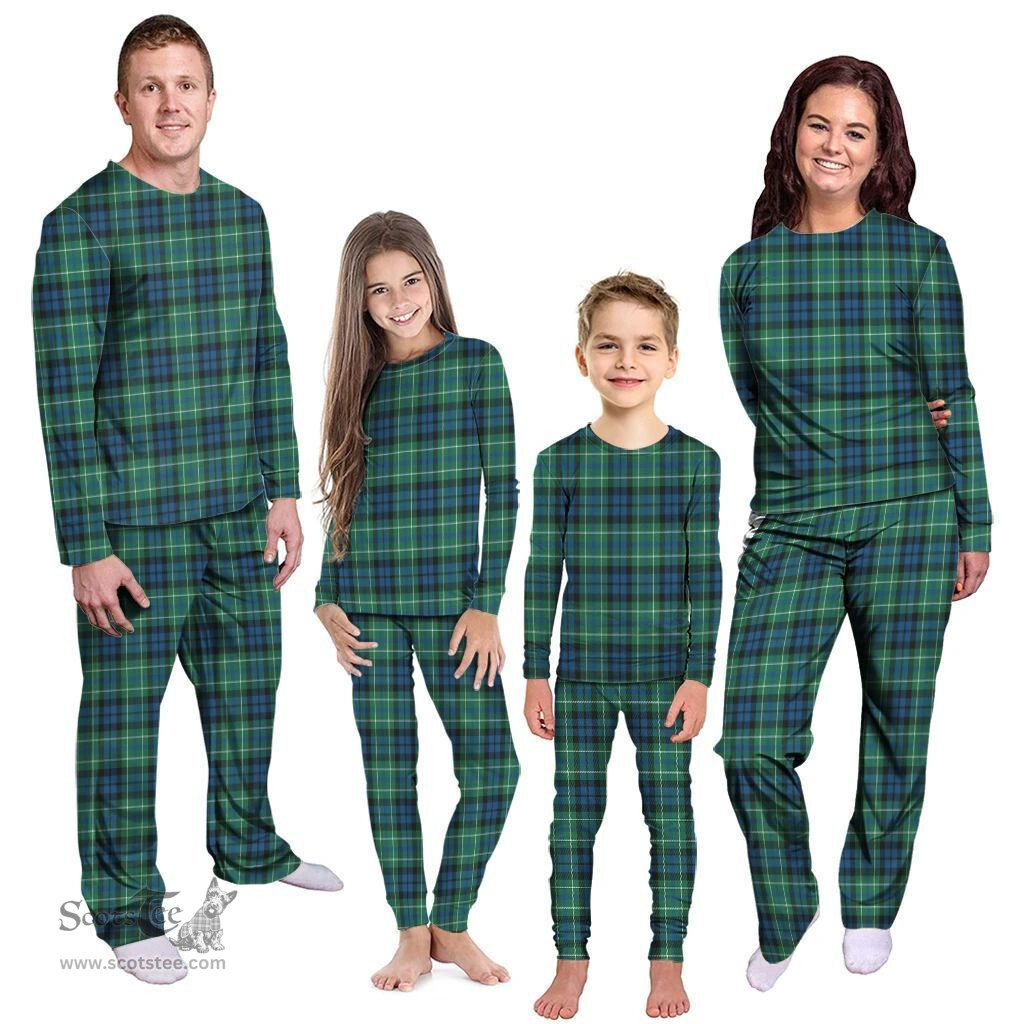 Scottish MacNeill of Colonsay Ancient Clan Tartan Pyjama Family Set - Classic Scottish Plaid Tartan Plaid