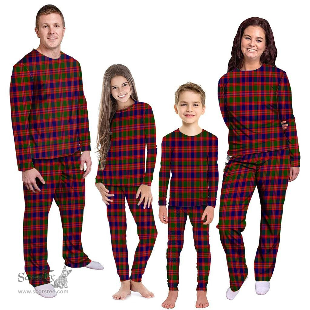 Scottish MacIntyre Modern Clan Tartan Pyjama Family Set - Classic Scottish Plaid Tartan Plaid