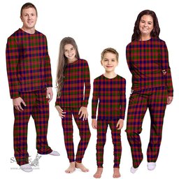 Scottish MacIntyre Modern Clan Tartan Pyjama Family Set - Classic Scottish Plaid Tartan Plaid