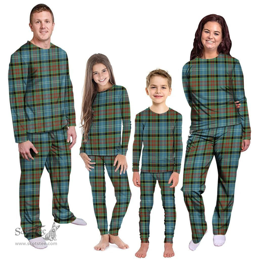 Scottish Paisley District Clan Tartan Pyjama Family Set - Classic Scottish Plaid Tartan Plaid