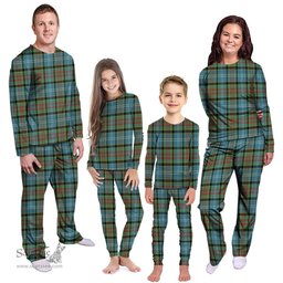 Scottish Paisley District Clan Tartan Pyjama Family Set - Classic Scottish Plaid Tartan Plaid