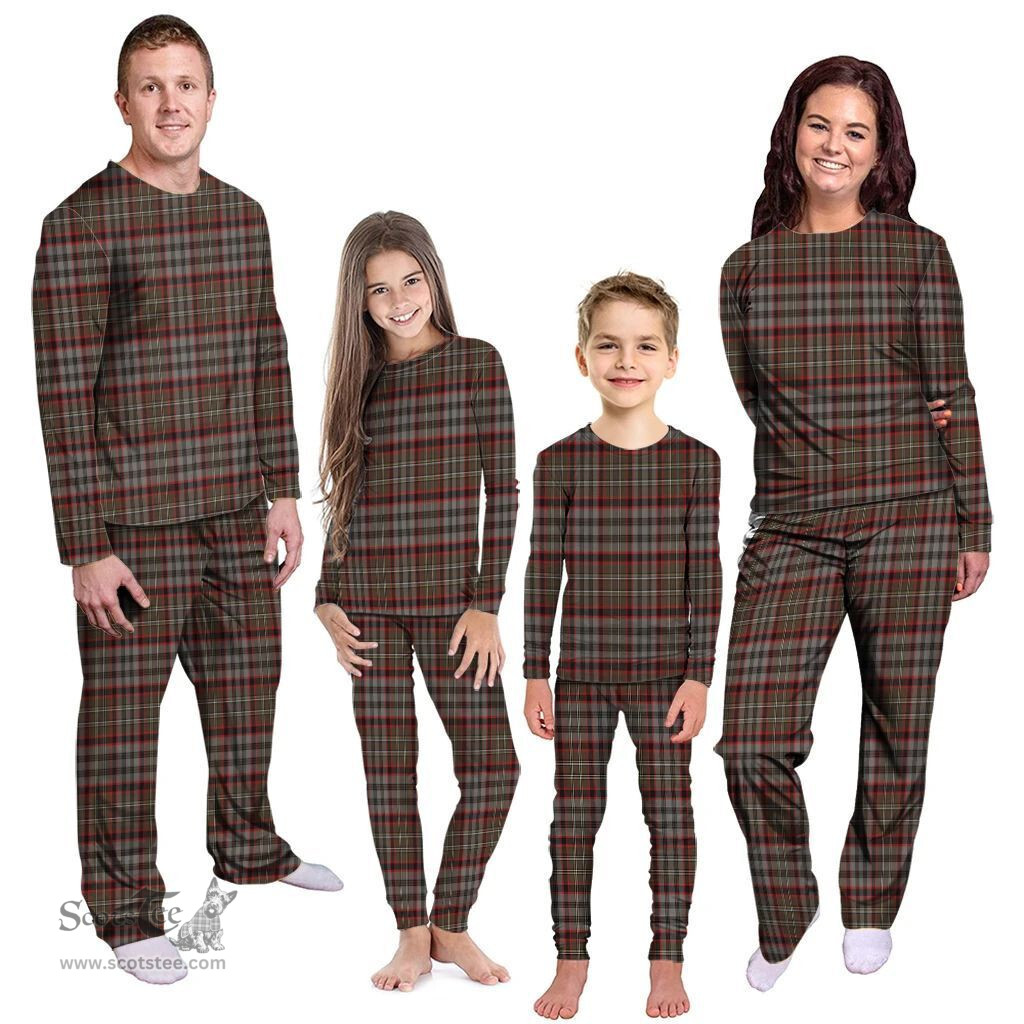 Scottish Nicolson Hunting Weathered Clan Tartan Pyjama Family Set - Classic Scottish Plaid Tartan Plaid