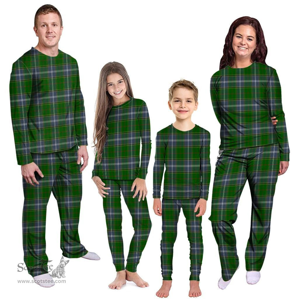 Scottish Pringle Clan Tartan Pyjama Family Set - Classic Scottish Plaid Tartan Plaid
