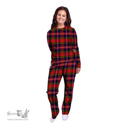 Scottish MacPherson Modern Clan Tartan Pyjama Family Set - Classic Scottish Plaid Tartan Plaid