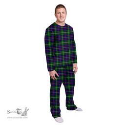 Scottish Inglis Modern Clan Tartan Pyjama Family Set - Classic Scottish Plaid Tartan Plaid