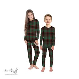 Scottish Buchan Ancient Clan Tartan Pyjama Family Set - Classic Scottish Plaid Tartan Plaid