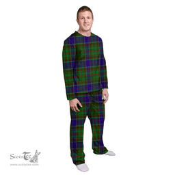 Scottish Adam Clan Tartan Pyjama Family Set - Classic Scottish Plaid Tartan Plaid