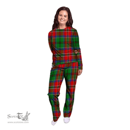 Scottish MacCulloch Clan Tartan Pyjama Family Set - Classic Scottish Plaid Tartan Plaid