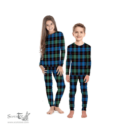 Scottish Guthrie Ancient Clan Tartan Pyjama Family Set - Classic Scottish Plaid Tartan Plaid