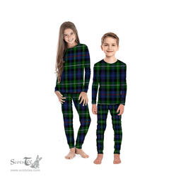 Scottish MacKenzie Modern Clan Tartan Pyjama Family Set - Classic Scottish Plaid Tartan Plaid