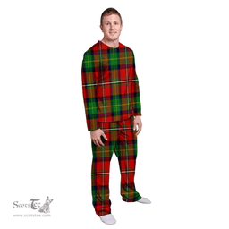 Scottish Fullerton Clan Tartan Pyjama Family Set - Classic Scottish Plaid Tartan Plaid