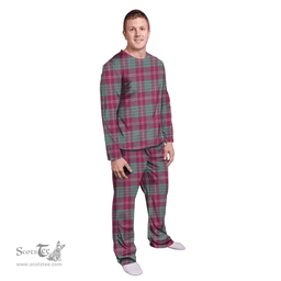 Scottish Crawford Ancient Clan Tartan Pyjama Family Set - Classic Scottish Plaid Tartan Plaid