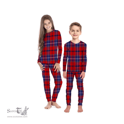 Scottish Wishart Dress Clan Tartan Pyjama Family Set - Classic Scottish Plaid Tartan Plaid