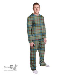 Scottish Balfour Blue Clan Tartan Pyjama Family Set - Classic Scottish Plaid Tartan Plaid