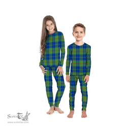 Scottish Barclay Hunting Ancient Clan Tartan Pyjama Family Set - Classic Scottish Plaid Tartan Plaid