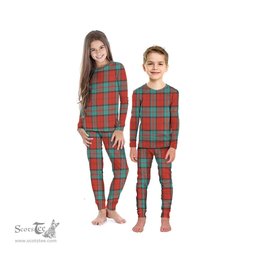 Scottish Dunbar Ancient Clan Tartan Pyjama Family Set - Classic Scottish Plaid Tartan Plaid