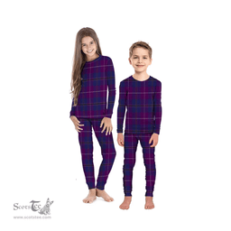 Scottish Pride of Glencoe Clan Tartan Pyjama Family Set - Classic Scottish Plaid Tartan Plaid