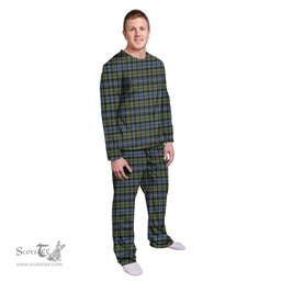 Scottish Campbell Faded Clan Tartan Pyjama Family Set - Classic Scottish Plaid Tartan Plaid