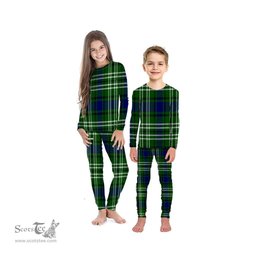 Scottish Spottiswood TARTAN Clan Tartan Pyjama Family Set - Classic Scottish Plaid Tartan Plaid
