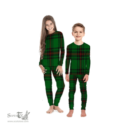Scottish Primrose Clan Tartan Pyjama Family Set - Classic Scottish Plaid Tartan Plaid