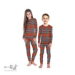 Scottish MacFarlane Ancient Clan Tartan Pyjama Family Set - Classic Scottish Plaid Tartan Plaid