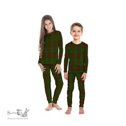 Scottish Maxwell Hunting Clan Tartan Pyjama Family Set - Classic Scottish Plaid Tartan Plaid