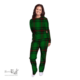 Scottish Halkett Clan Tartan Pyjama Family Set - Classic Scottish Plaid Tartan Plaid