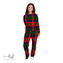 Scottish Charteris District Clan Tartan Pyjama Family Set - Classic Scottish Plaid Tartan Plaid
