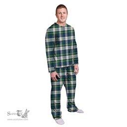 Scottish Gordon Dress Ancient Clan Tartan Pyjama Family Set - Classic Scottish Plaid Tartan Plaid