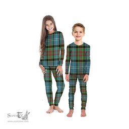Scottish Brisbane modern Clan Tartan Pyjama Family Set - Classic Scottish Plaid Tartan Plaid