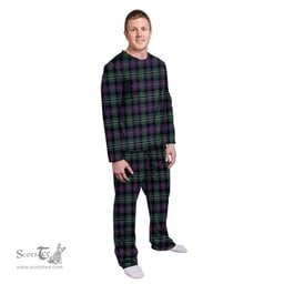 Scottish Rose Hunting Modern Clan Tartan Pyjama Family Set - Classic Scottish Plaid Tartan Plaid