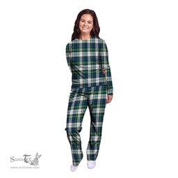 Scottish Gordon Dress Ancient Clan Tartan Pyjama Family Set - Classic Scottish Plaid Tartan Plaid