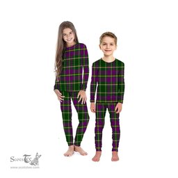 Scottish Taylor Clan Tartan Pyjama Family Set - Classic Scottish Plaid Tartan Plaid
