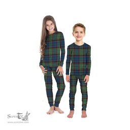 Scottish Nicolson Hunting Ancient Clan Tartan Pyjama Family Set - Classic Scottish Plaid Tartan Plaid