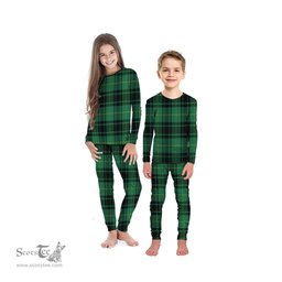 Scottish MacArthur Ancient Clan Tartan Pyjama Family Set - Classic Scottish Plaid Tartan Plaid