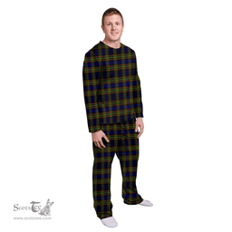 Scottish Clelland Modern Clan Tartan Pyjama Family Set - Classic Scottish Plaid Tartan Plaid