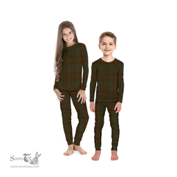 Scottish Gray Clan Tartan Pyjama Family Set - Classic Scottish Plaid Tartan Plaid