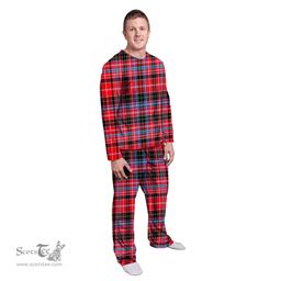 Scottish Udny Clan Tartan Pyjama Family Set - Classic Scottish Plaid Tartan Plaid
