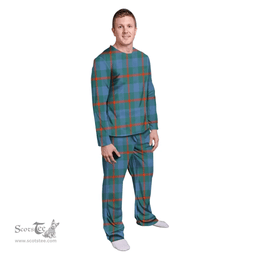 Scottish Agnew Ancient Clan Tartan Pyjama Family Set - Classic Scottish Plaid Tartan Plaid