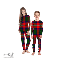 Scottish Wauchope Tartan Clan Tartan Pyjama Family Set - Classic Scottish Plaid Tartan Plaid