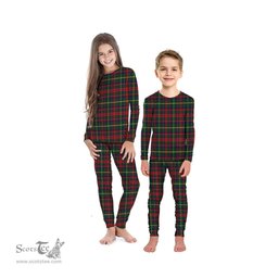 Scottish MacKintosh Hunting Modern Clan Tartan Pyjama Family Set - Classic Scottish Plaid Tartan Plaid