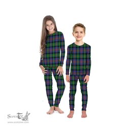 Scottish Logan Ancient Clan Tartan Pyjama Family Set - Classic Scottish Plaid Tartan Plaid